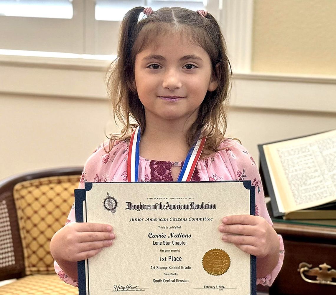 NB Elementary student wins DAR contest