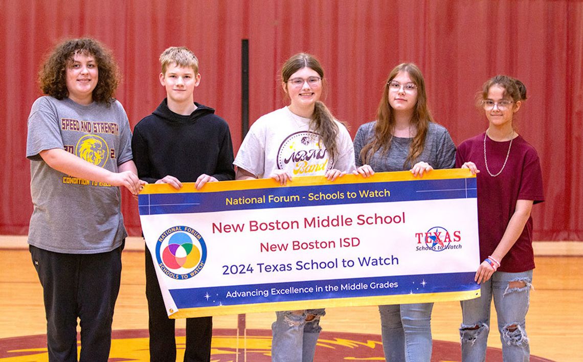 NBMS honored with designation as Texas School to Watch