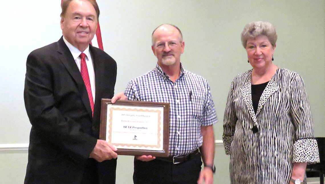 NETX Properties earns Integrity Award from Better Business Bureau