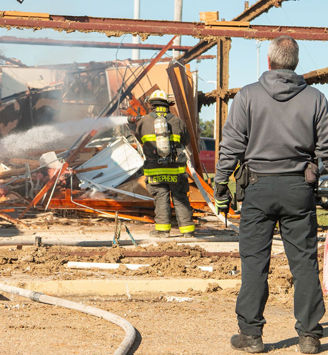 New Boston VFD shows quick response to structure fire