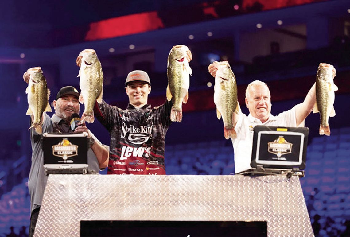 Outdoors Briefs--22-year-old angler claims Bassmaster Classic title; Texan Livesay takes third