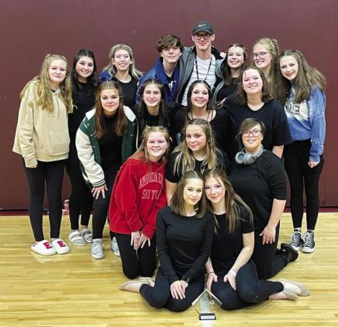Redwater High School winter guard earns third highest score overall during NTCA competition