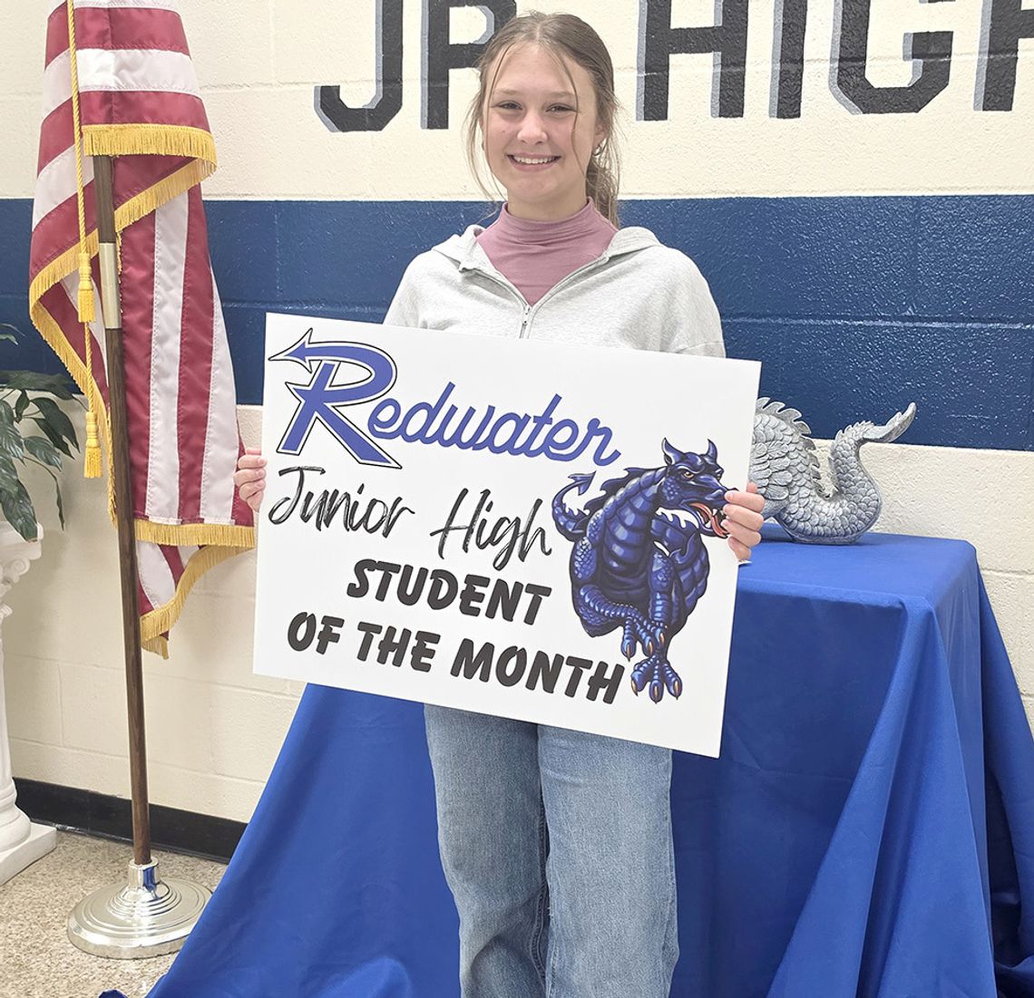 Redwater JH April Student of the Month