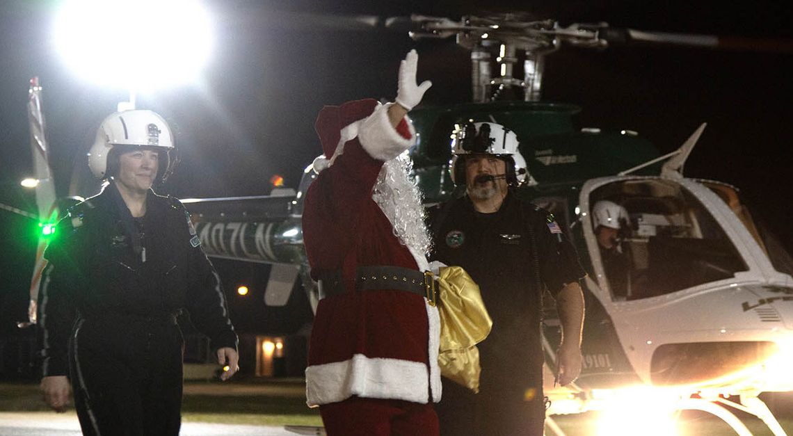 Santa Claus came to town
