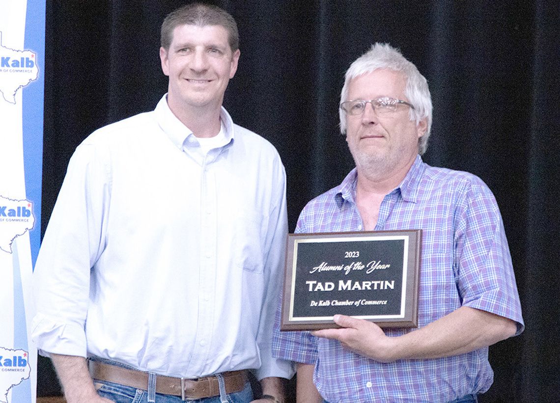 Tad Martin honored as DeKalb Alumni of the Year