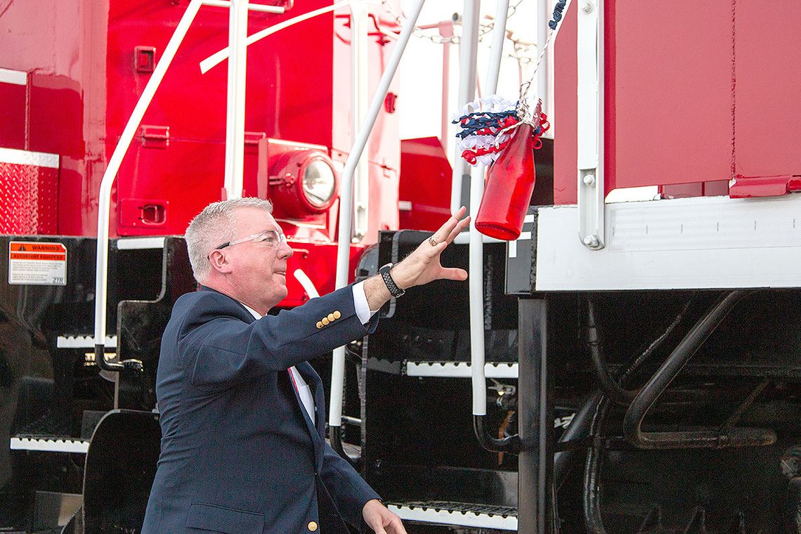 TexAmericas christens new locomotives