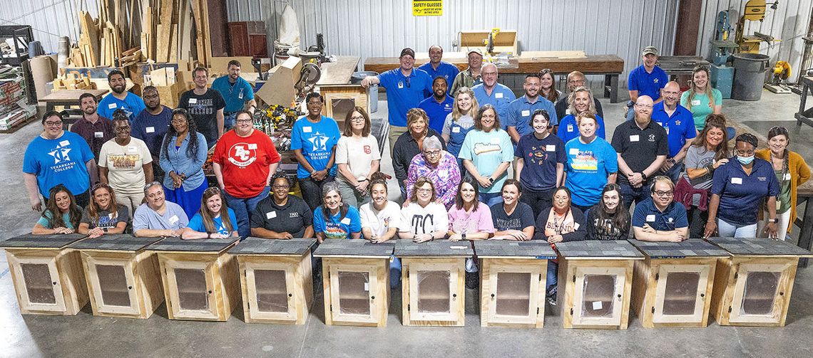 Texarkana College administrative staff works to meet hunger needs in NE Texas