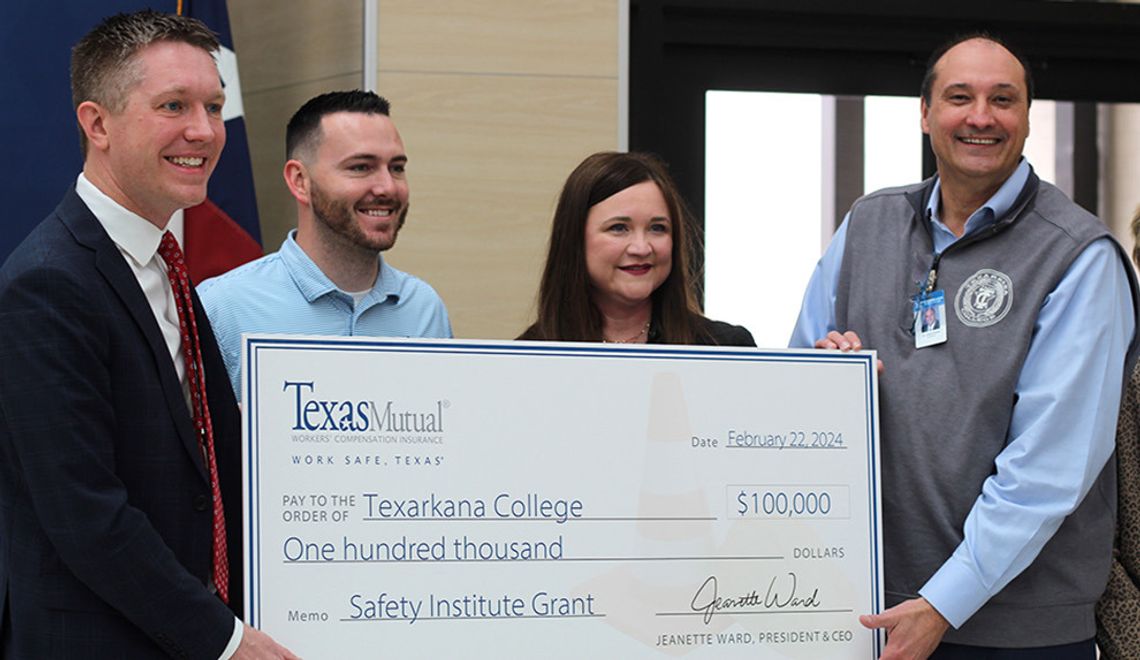 Texarkana College awarded $100K from Texas Mutual