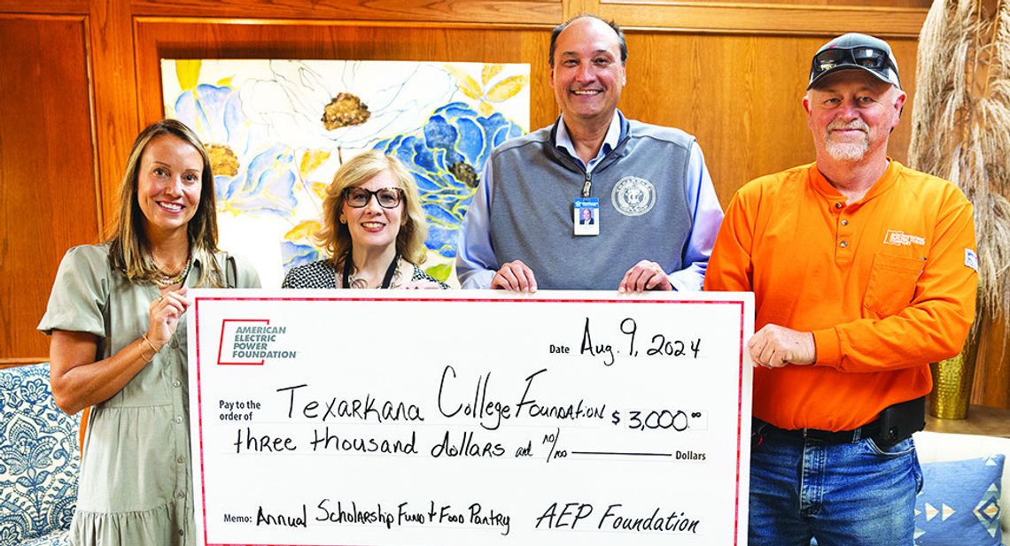 Texarkana College Receives $3,000 Gift from AEP Foundation
