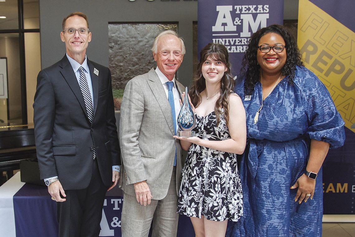 Texas A&M University-Texarkana awards 2025 Scott Bruner Award for Visionary Student Leadership
