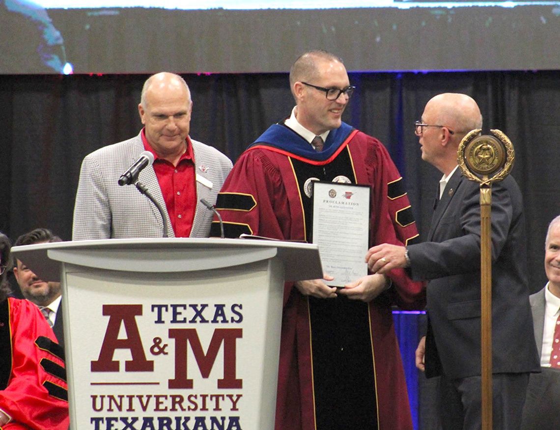 Texas A&M University - Texarkana celebrates new president with official ceremony