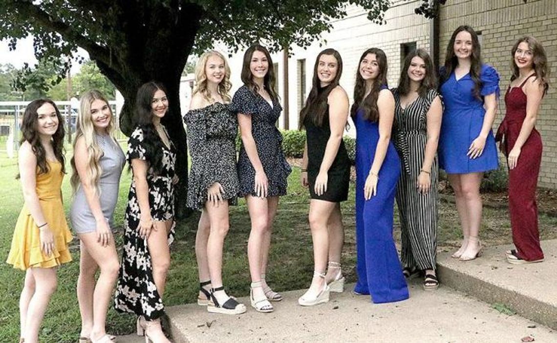 The 2020 Redwater High School Homecoming Court