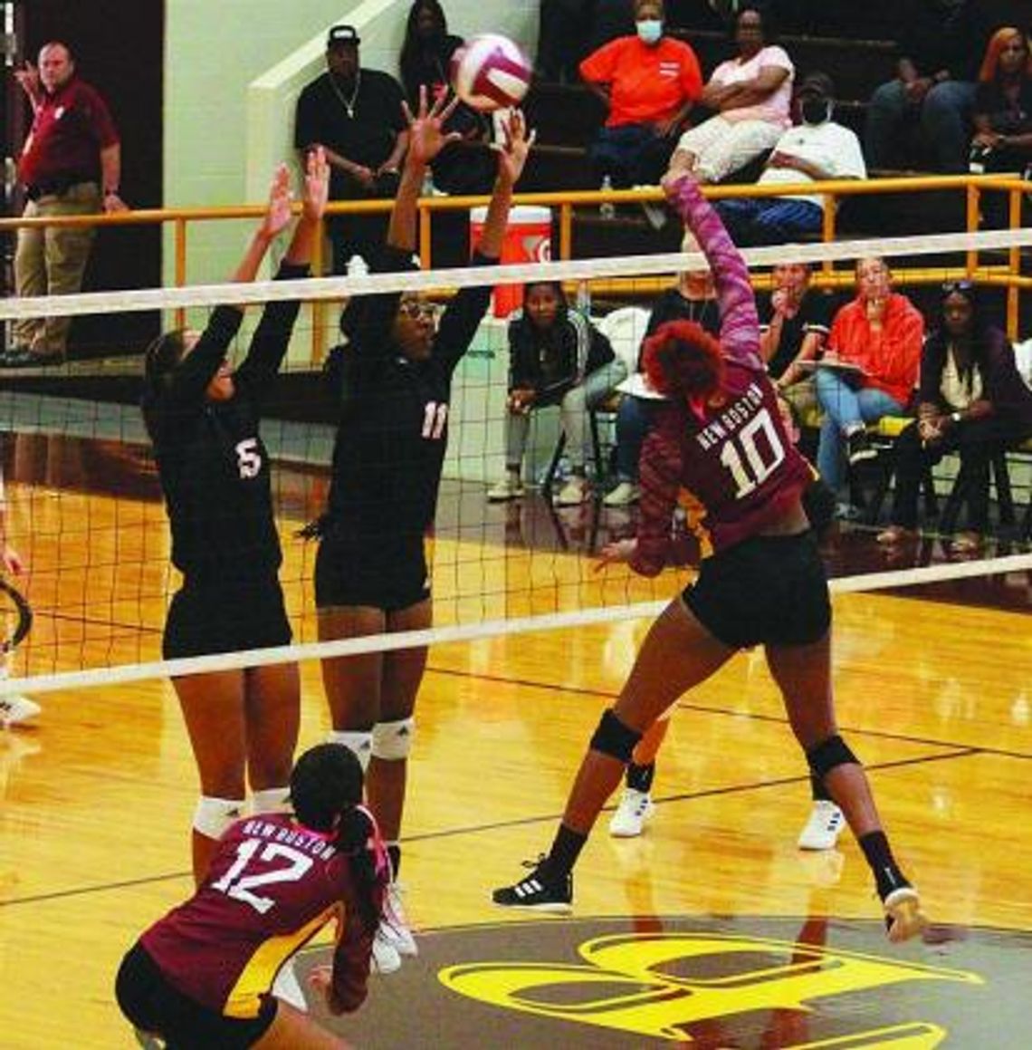 The Lady Lions took the victory over Queen City during their match last week in four sets