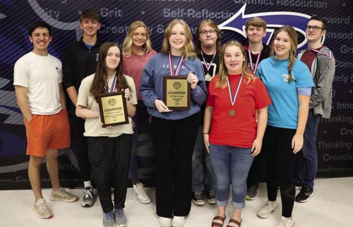 Thirteen Redwater students earn accolades at UIL meet
