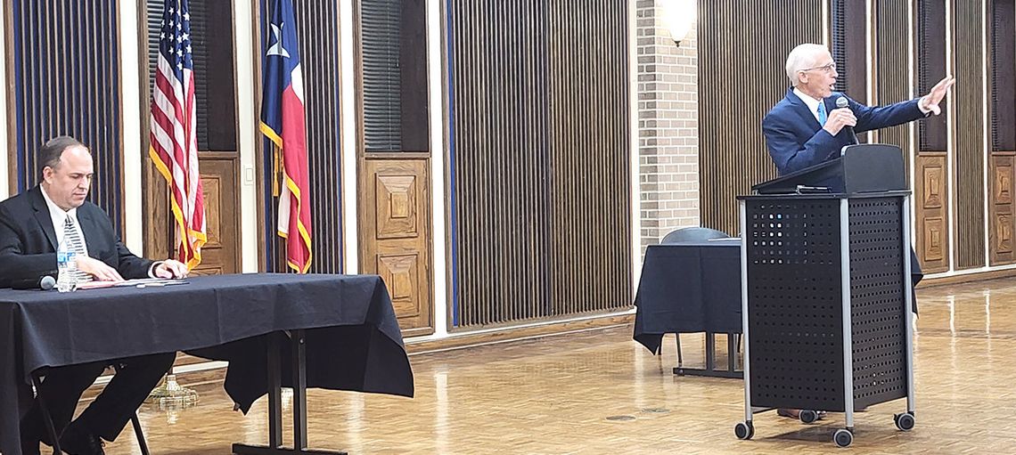 VanDeaver, Spencer debate as May 28 runoff election date looms